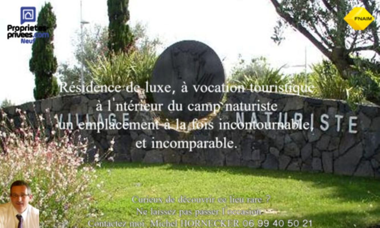 Le haut de gamme s'invite dans ce Duplex de plus de 49 m² au sein du village naturiste du Cap d'Agde