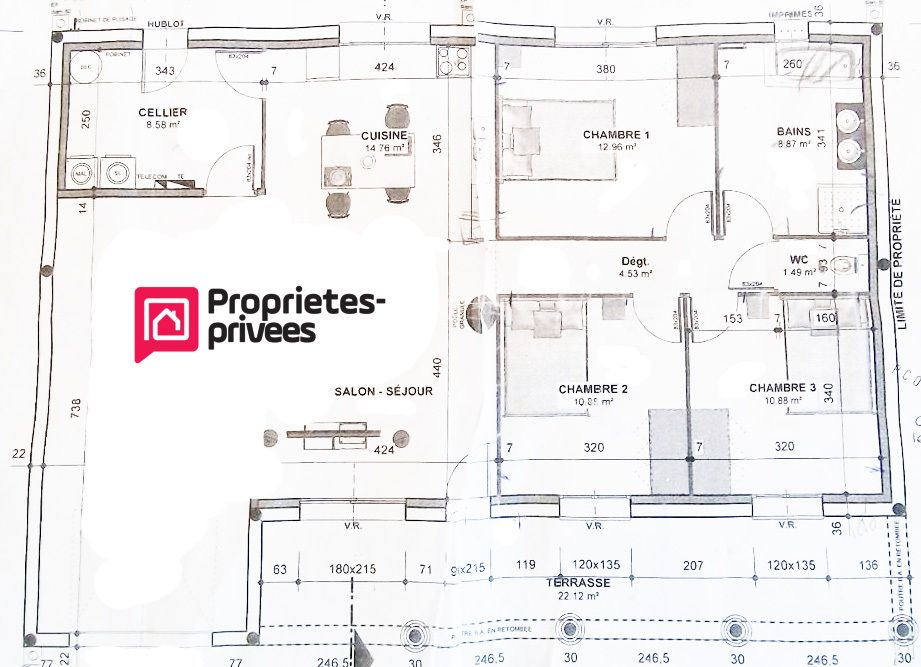 CHATILLON-SUR-CHER Maison de plain-pied récente - Chatillon Sur Cher - 118 m² - 4 pièces - 3 chambres 4