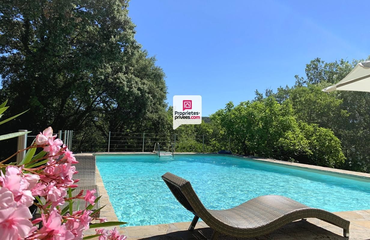 Domaine à Sauve - Mas en pierre avec piscine et tennis sur 2,3 ha
