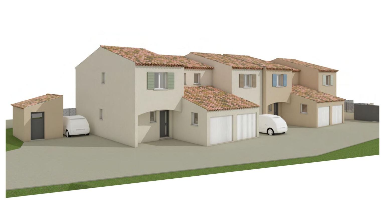 LE MUY OPPORTUNITÉ PROMOTEUR / INVESTISSEUR : Le Muy (83490): Terrain avec permis pour 4 Maisons de 112m² 1