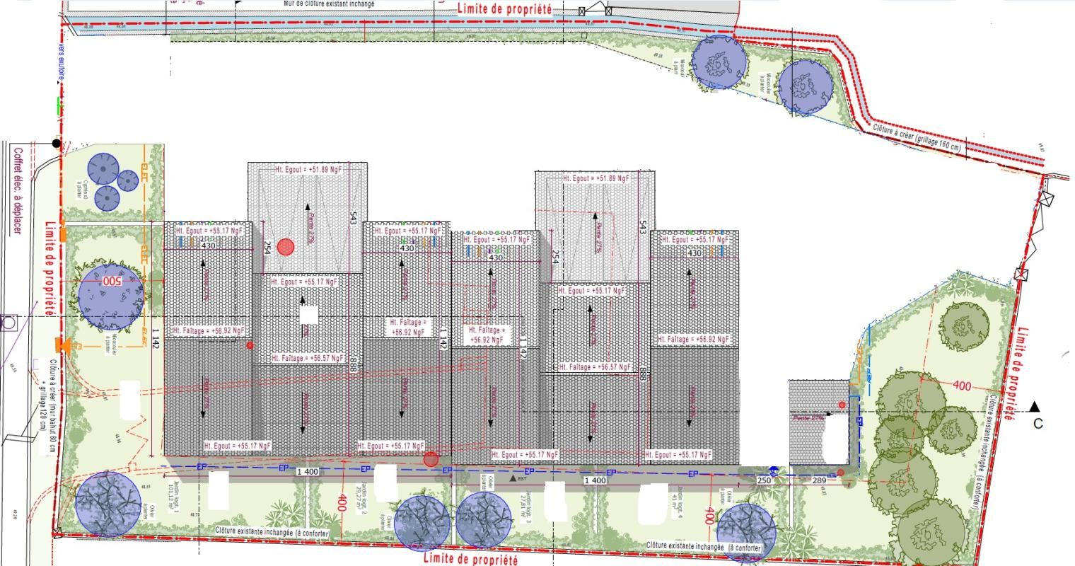LE MUY OPPORTUNITÉ PROMOTEUR / INVESTISSEUR : Le Muy (83490): Terrain avec permis pour 4 Maisons de 112m² 3