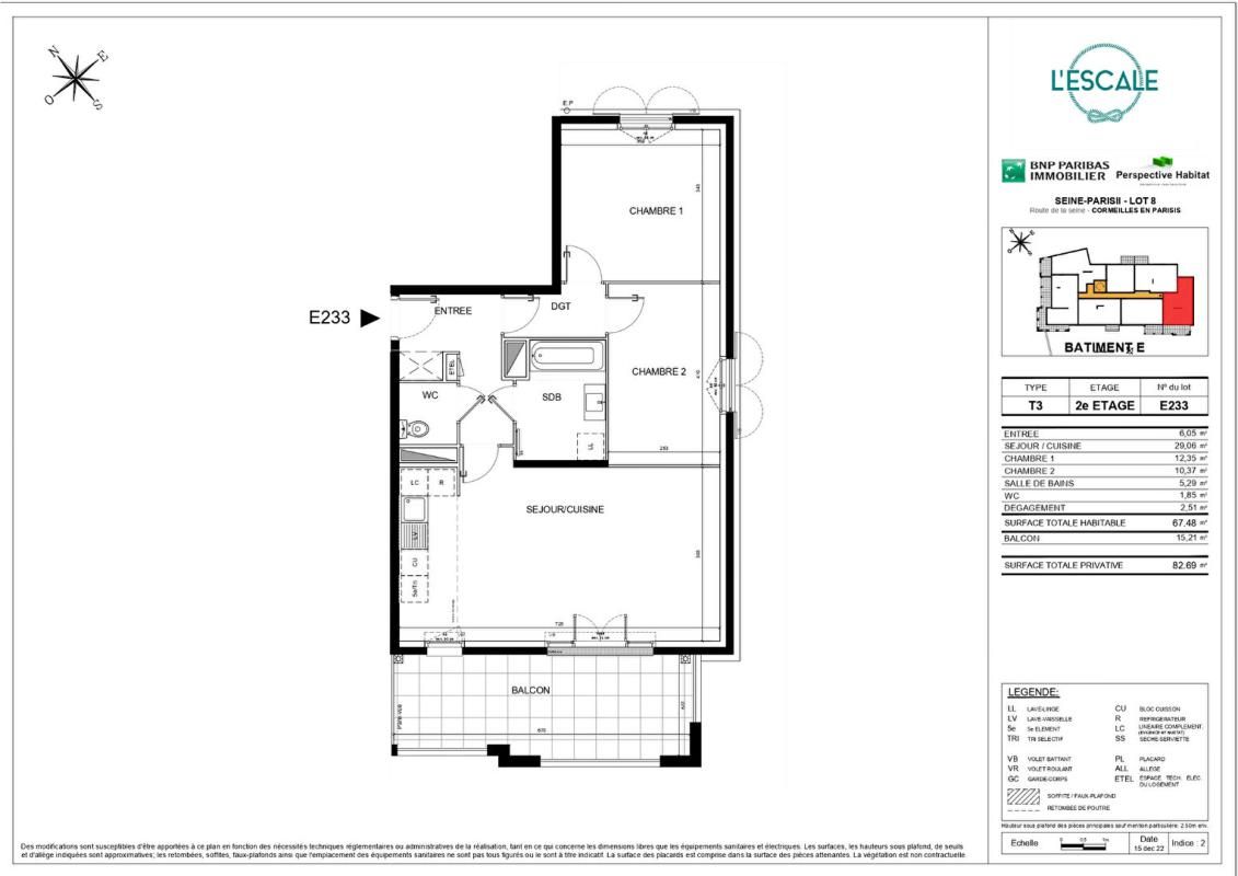 CORMEILLES-EN-PARISIS Cormeilles-en-Parisis - Appartement 3 pièces 3
