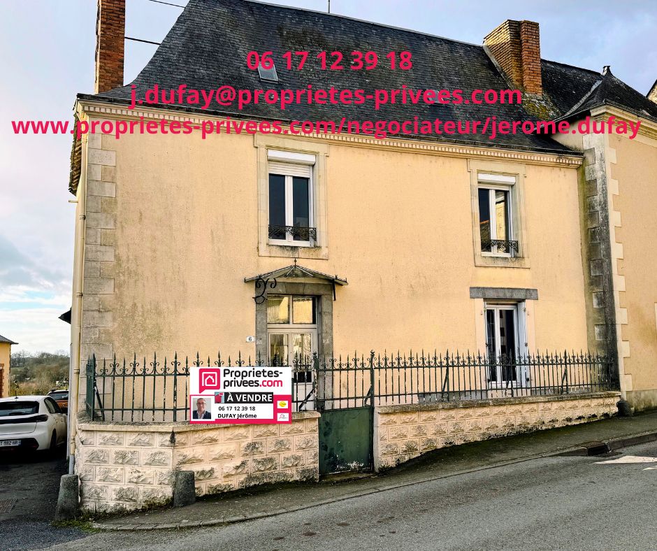 Maison de bourg à Villiers-Charlemagne 53170 en mayenne 53