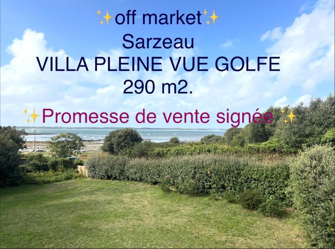 SARZEAU propriété familiale pleine vue golfe 1