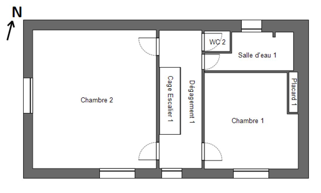 LAZ 29520 Laz maison centre bourg 4 chambres grand salon garage double pompe à chaleur DPE C 4
