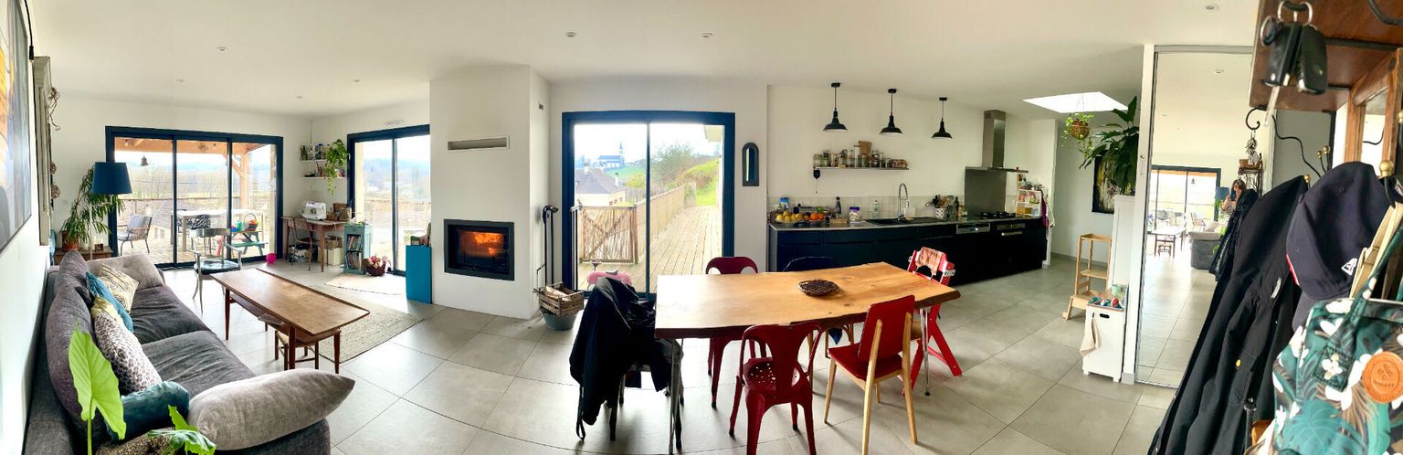 ASSON Maison contemporaine de 160m2 avec grand jardin arboré et vue Pyrénées 3