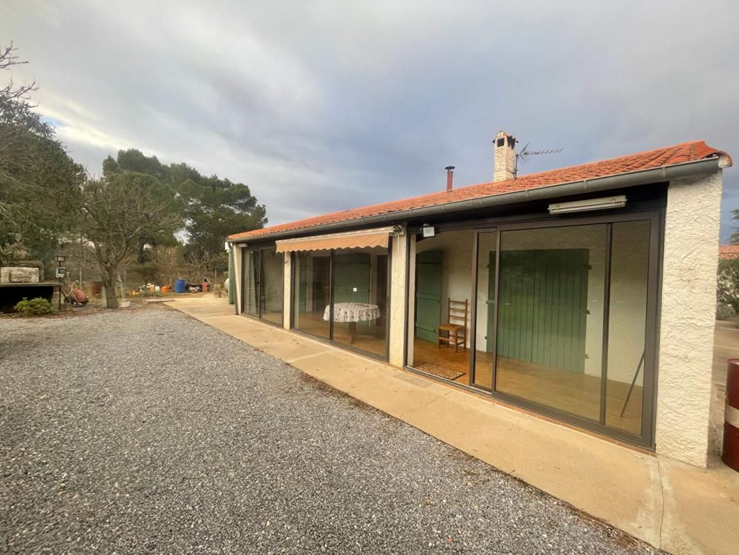 A vendre proche Lédignan, village de Cardet sur les hauteurs , villa  5 pièce(s) 140 m2 sur terrain 1631 m2