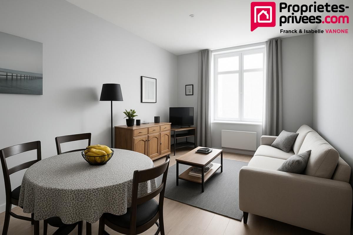 LILLE MIZAPRI : Ventes aux enchères - Appartement T3 - Secteur Caulier - 2 chambres + balcon - 61m² 2