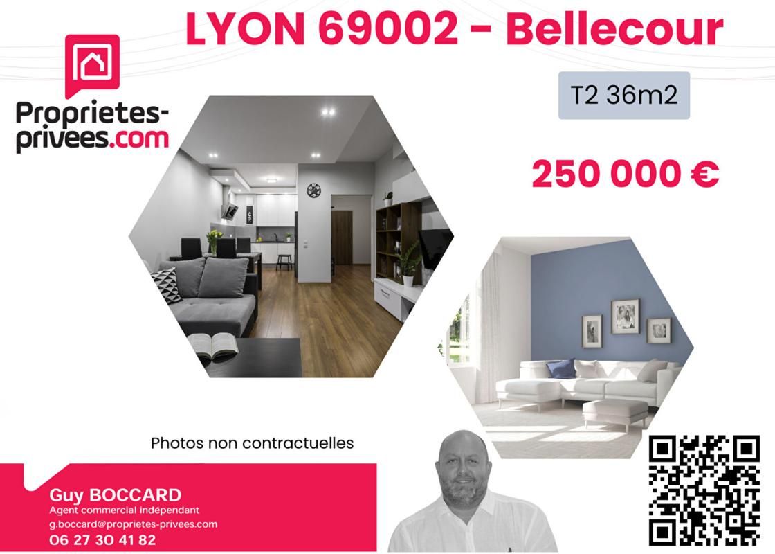 Appartement Lyon 2 pièce(s) 36.54 m2