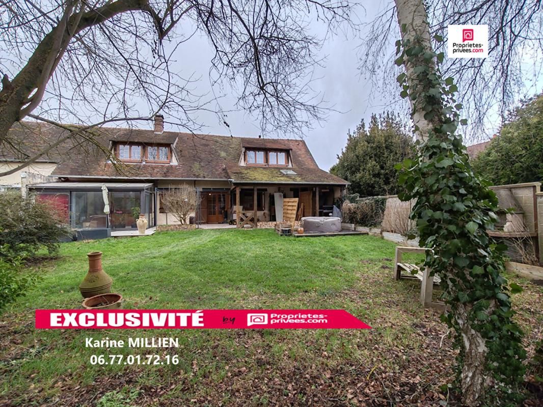 MUZY 27650 Maison ancienne - 1 étage - 3 chambres - 1 bureau - dressing - Terrain - 178500  HAI