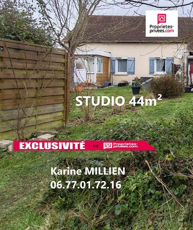 MUZY 27650 Maison T2 louée - 1 chambre - Cabanon de jardin - Terrain - 58000  HAI