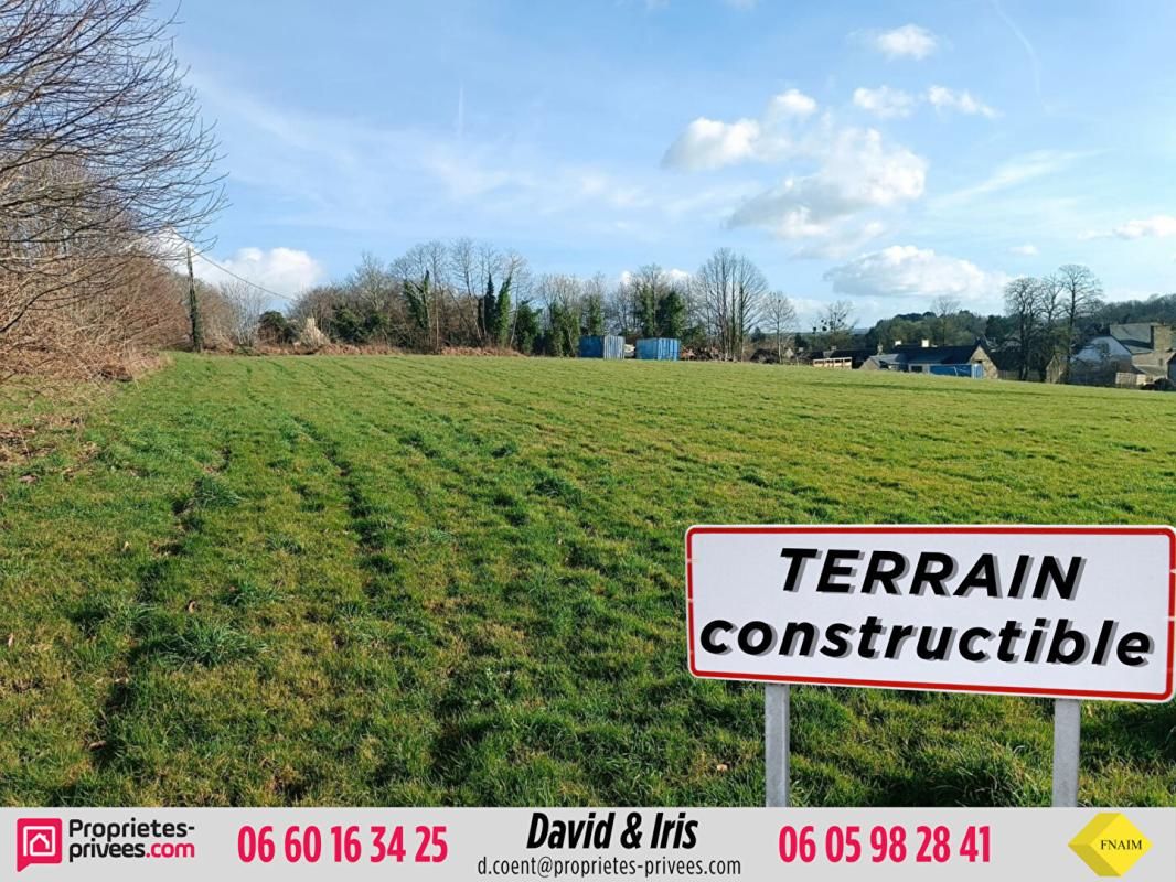 SAINT-CARADEC-TREGOMEL Terrain CONSTRUCTIBLE  Saint Caradec Trégomel 5387 m2 1