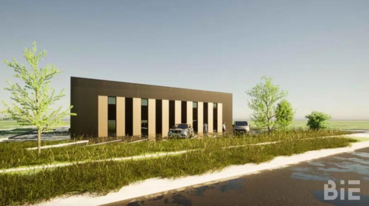 AUDENGE Bâtiment industriel neuf sur plan 800m2 Audenge 1