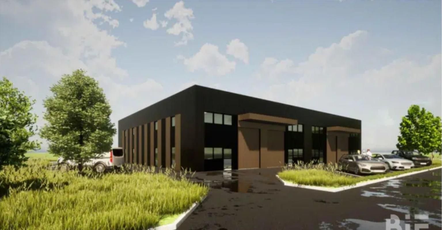 AUDENGE Bâtiment industriel neuf sur plan 800m2 Audenge 2