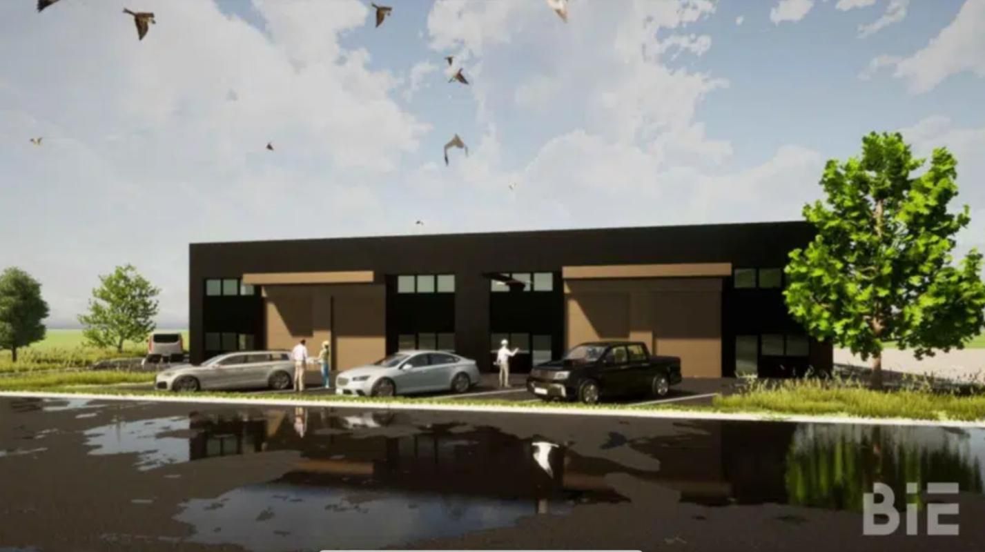 AUDENGE Bâtiment industriel neuf sur plan 800m2 Audenge 3