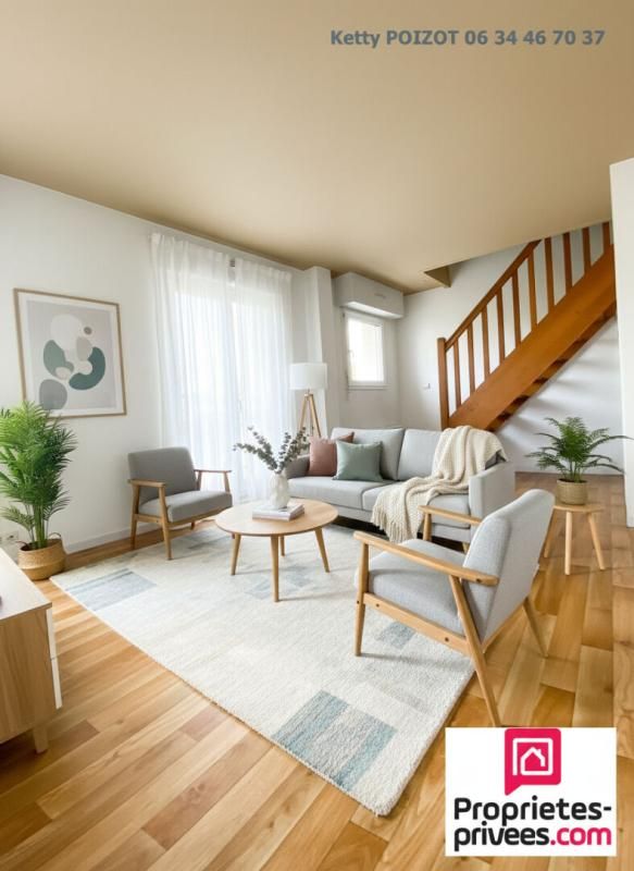 Nouveau - Appartement T2 duplex au 3 étage d'une copropriété calme, situé à deux pas du pont de la Tortière (44390)