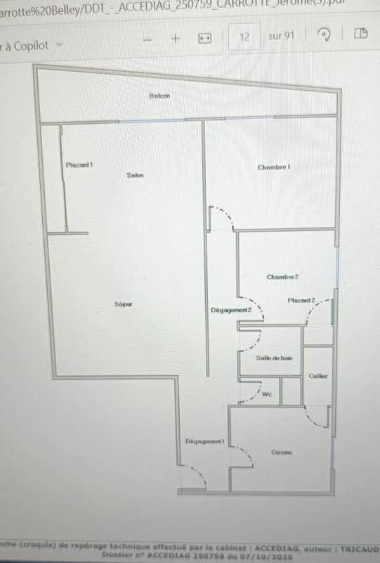 BELLEY Appartement Belley T3 de 79.19 m2 3