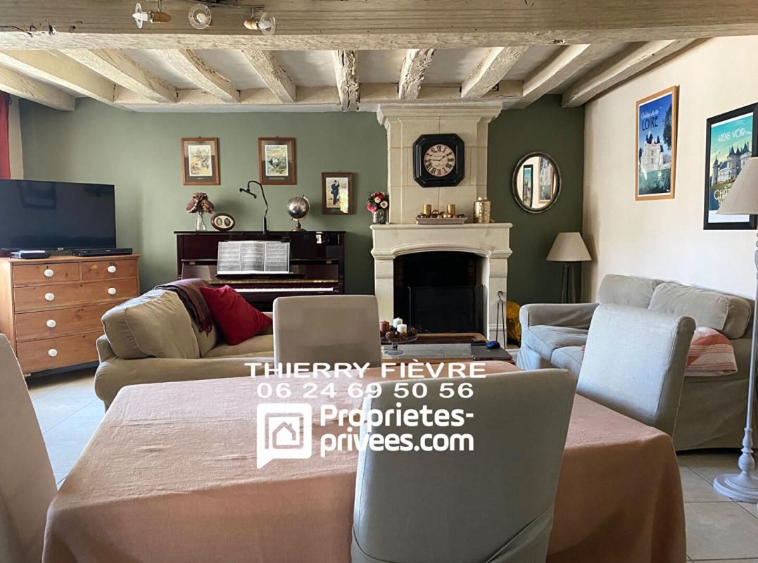 CHOUZE-SUR-LOIRE A VENDRE 37140 Chouzé sur Loire Maison de village 5 pièces , 115 m2 , 3 chambres  avec patio et spa 3