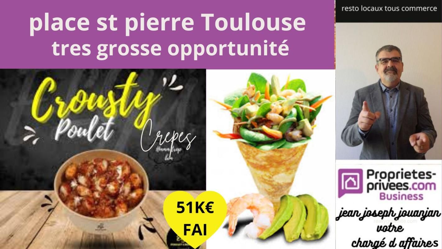 TOULOUSE Place Saint Pierre Toulouse - RESTAURANT RAPIDE, SNACK, GLACIER 3