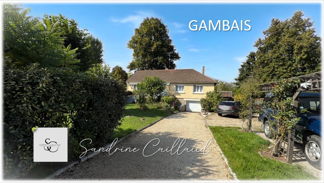 GAMBAIS 78950 - Maison familiale proche écoles et commerces - 4 chambres - bureau - sous-sol - parking - carport - terrain 1000 m² - 418000 Euros HAI