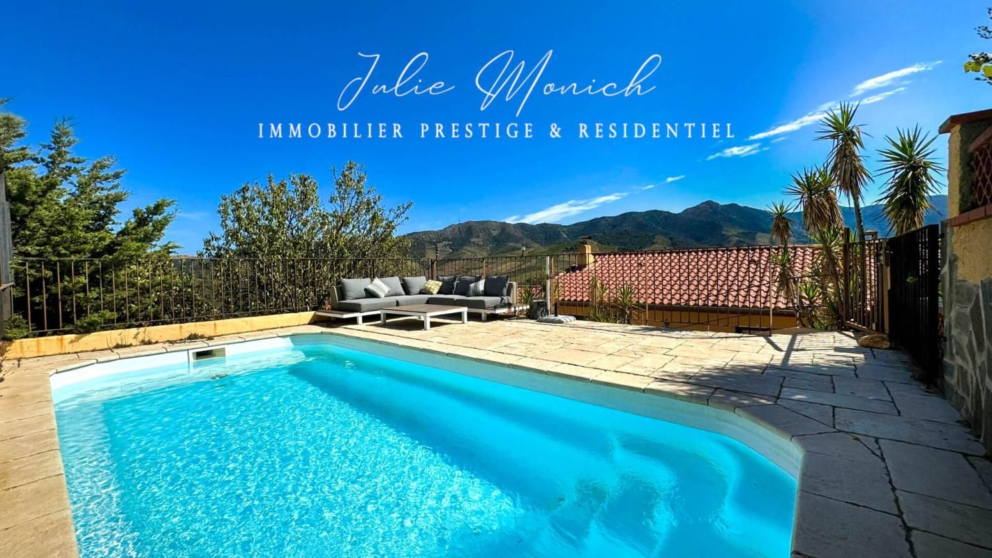 BANYULS-SUR-MER Belle Vue sur les montagnes, garage et piscine 1