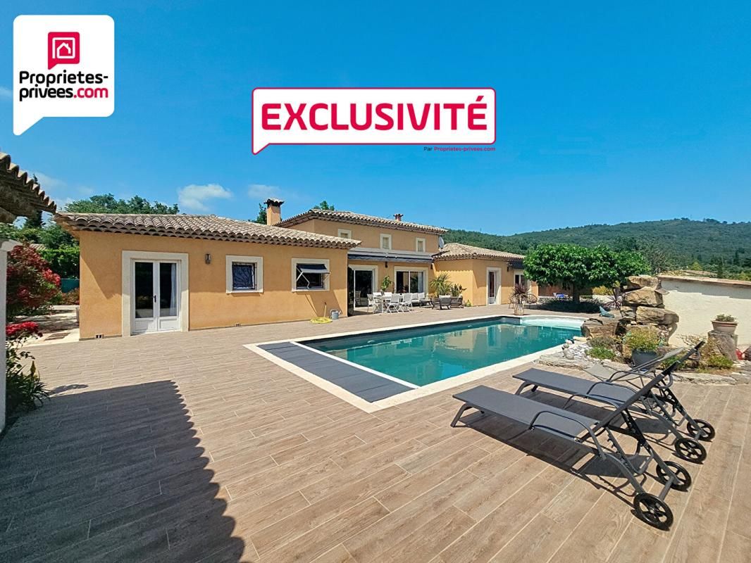SAINT-CEZAIRE-SUR-SIAGNE VILLA PLAIN PIED 7 PIECES 203 m2 PISCINE ET TERRAIN  PAYSAGER DE 2500 M2 2