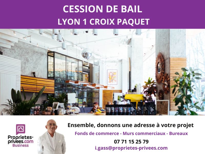 69001 LYON - Cession Bail Local 49 m² + cave
