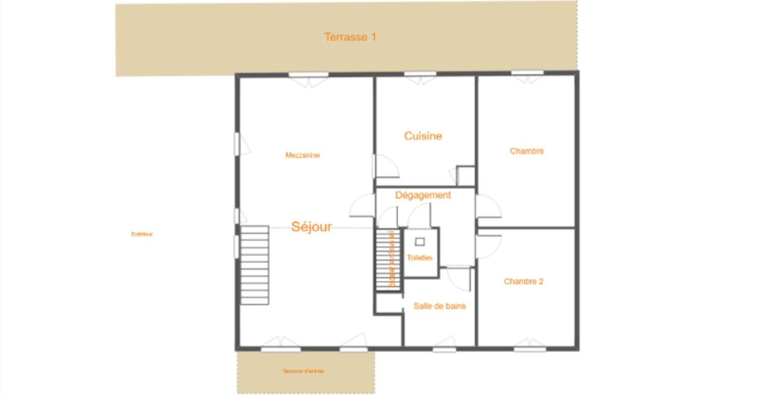 LE BEAUSSET Maison Le Beausset 4P  de 91,34 m2 habitables, avec sous-sol, terrasse et jardin 3