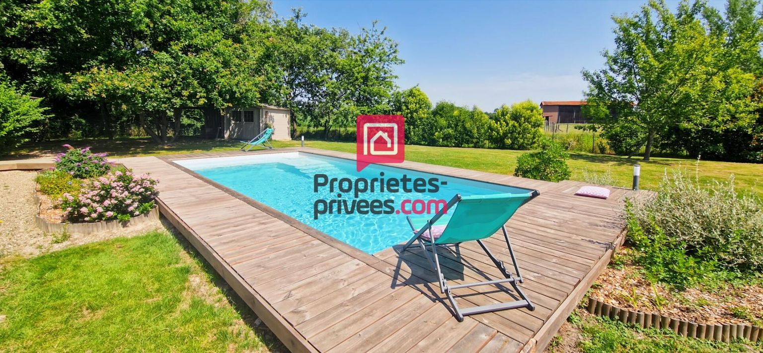 LANGON Bien rare : Maison ossature bois 170m2 sans travaux, piscine et cadre de vie privilégié 2