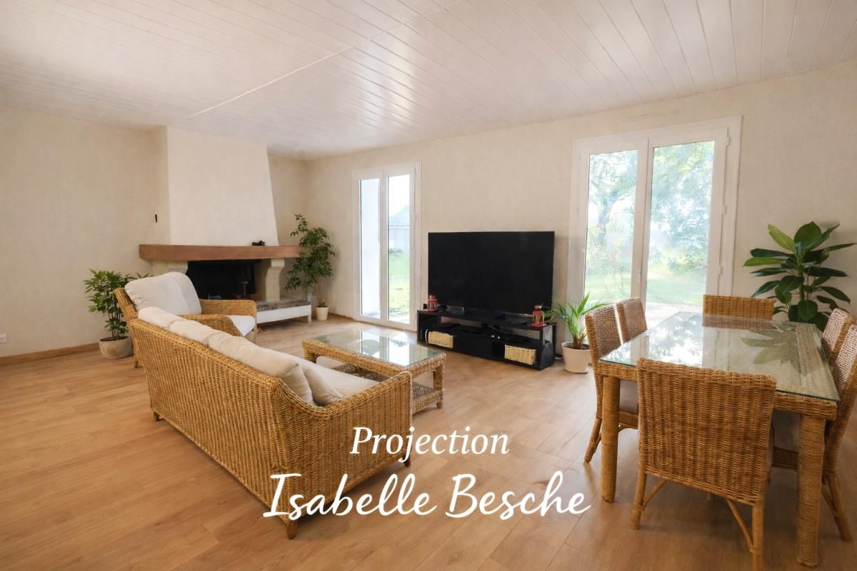 BARON Maison de plein pied, 4 chambres, garage et très beau jardin de plus de 1000 m2 3