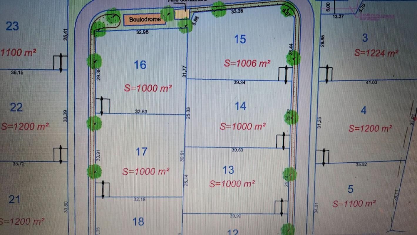 PUYCASQUIER Terrain 1200m² Puycasquier (32120)  parcelles 4