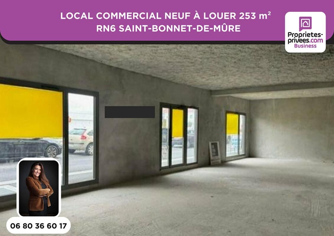 SAINT-BONNET-DE-MURE LOCAL COMMERCIAL À LOUER 253 m² - RN6 SAINT-BONNET-DE-MÛRE 1