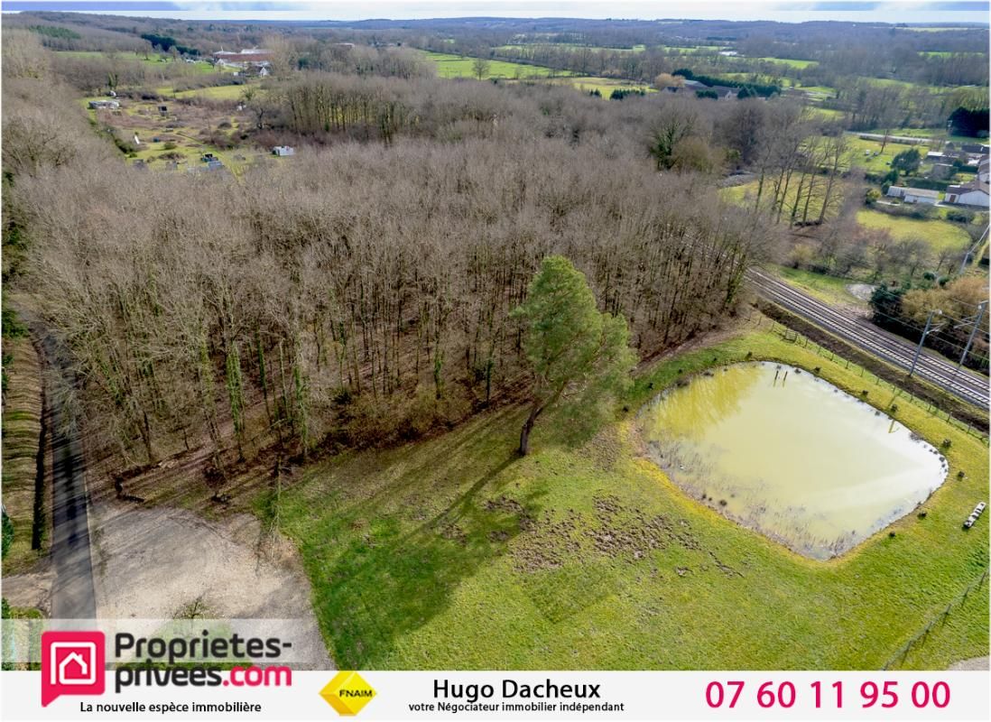 Terrain constructible - Thenioux, avec un étang - 4322 m²  -