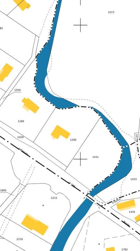 VENZOLASCA TERRAIN 2700 m² NON CONSTRUCTIBLE  EN BORD DE ROUTE 3