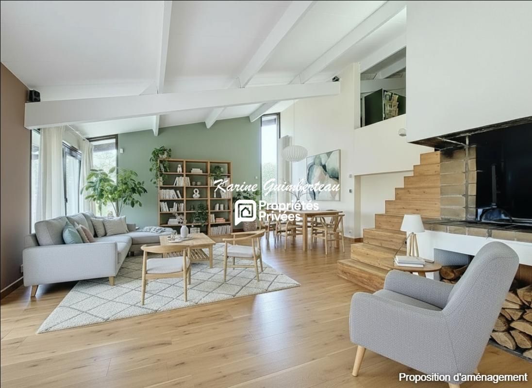 Libourne - Maison d'architecte 213 m² avec grand jardin