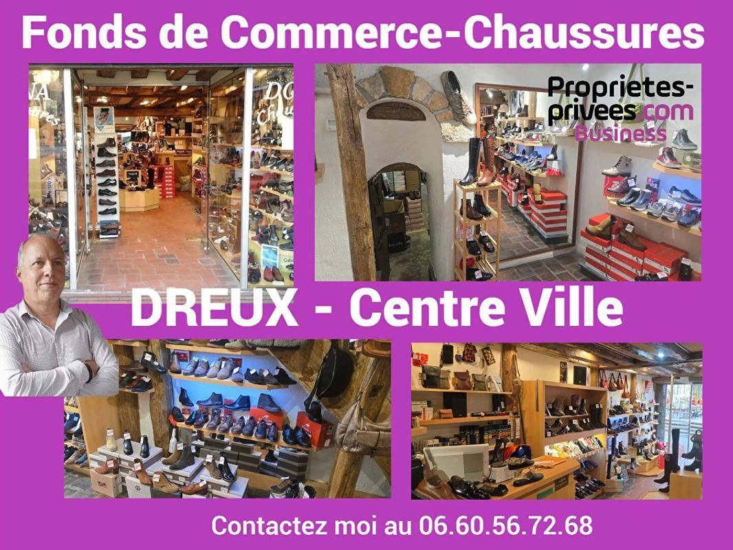 Fonds de commerce CHAUSSEUR boutique 90 m2