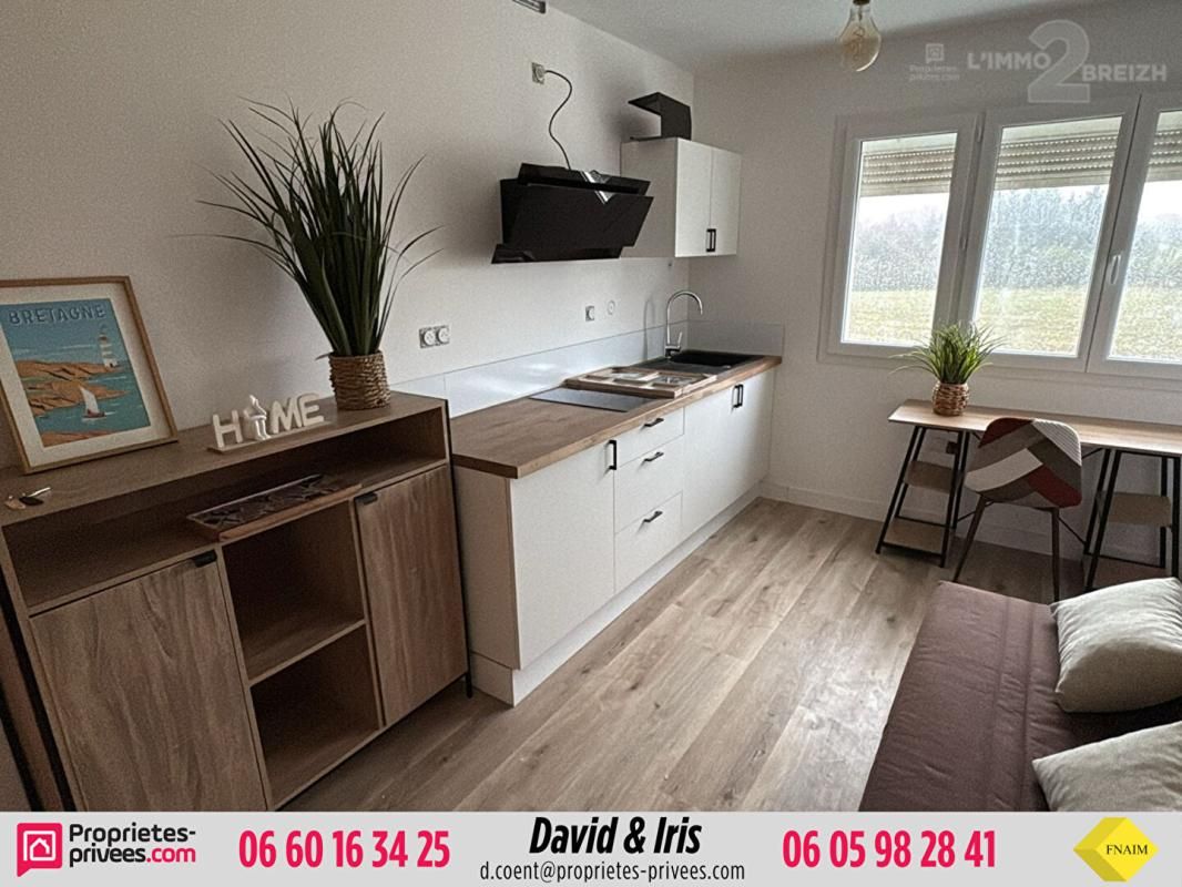 Appartement T1 Rénové à Locoal-Camors 17 m2