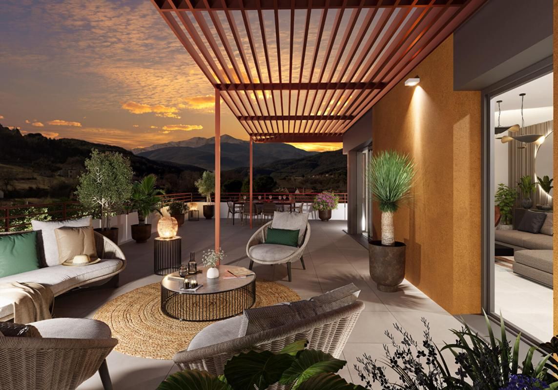 CERET Appartement CERET 2 pièces de 40m2 avec terrasse et parking 3