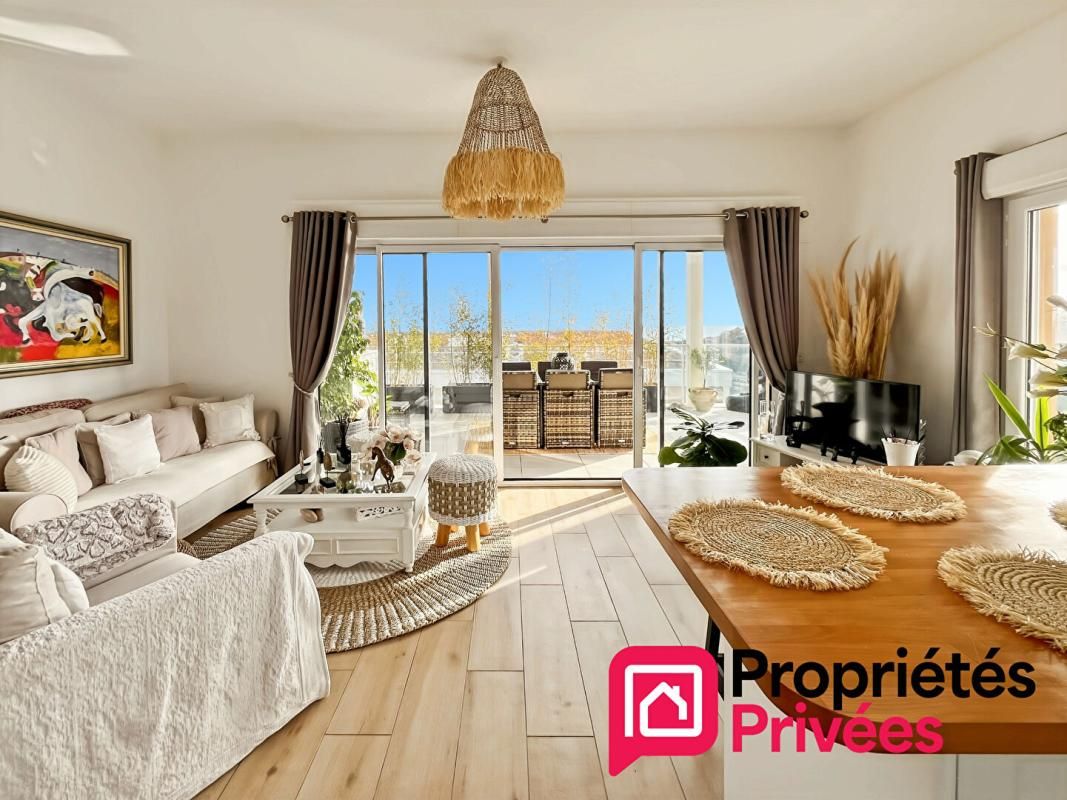 VILLENEUVE-LOUBET Villeneuve-Loubet ? 3 pièces en dernier étage, terrasse, vue mer & montagnes 2