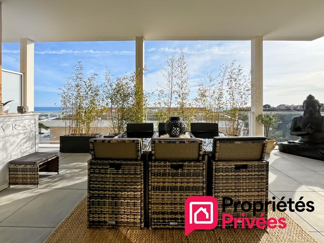 VILLENEUVE-LOUBET Villeneuve-Loubet ? 3 pièces en dernier étage, terrasse, vue mer & montagnes 4