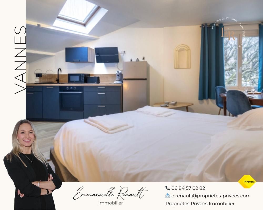 Appartement de 28,30 M² entièrement rénové et meublé. Quartier Saint-Patern / Gare VANNES