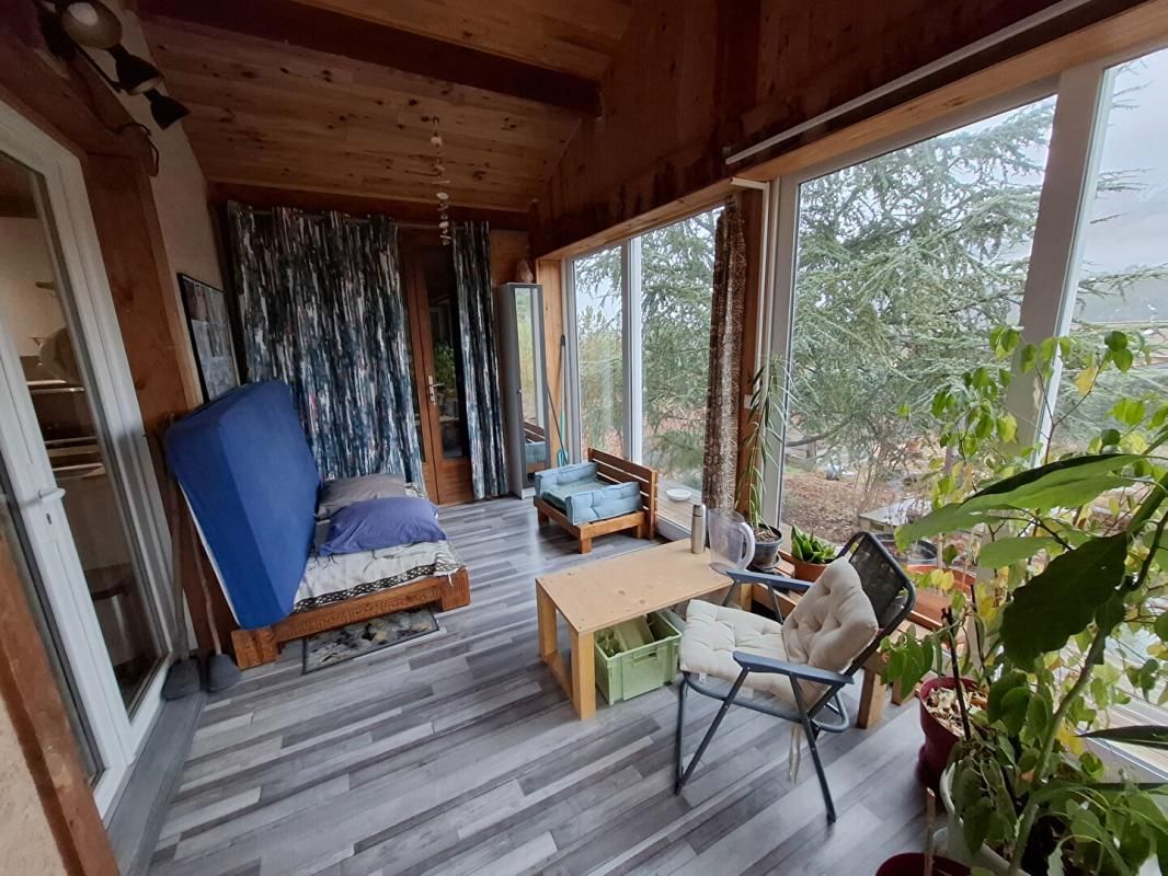 LE BERSAC MAISON EN OSSATURE BOIS AVEC VERANDA, MEZZANINE, ATELIER ET TERRAIN CONSTRUCTIBLE DE 676 M²  LE BERSAC 195 000 3