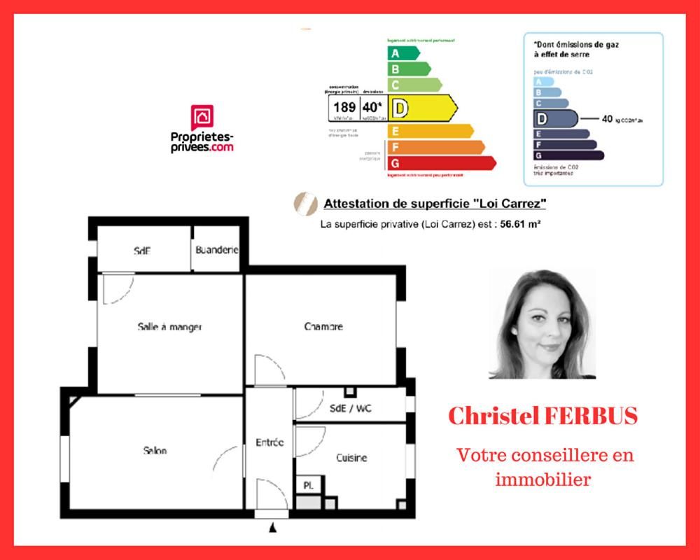 VILLEMOMBLE 93250 VILLEMOMBLE - Appartement  3 pièces- 1 chambres -cave- Proche RER E GAGNY 3