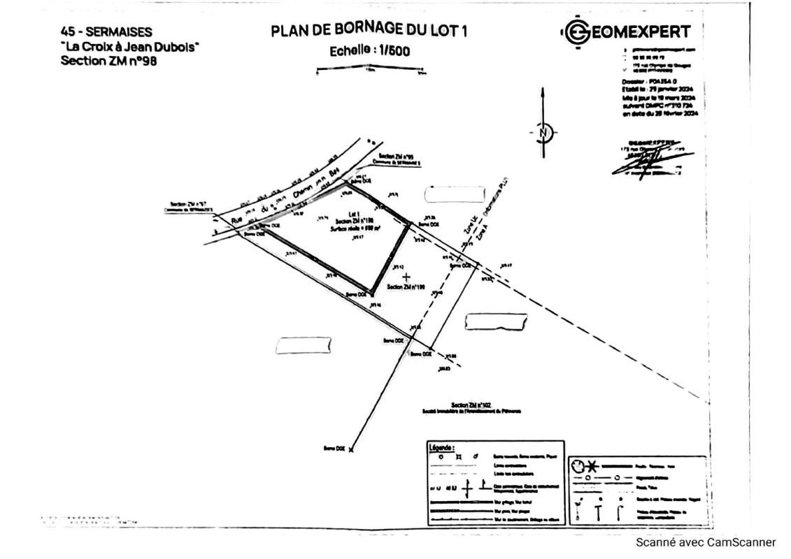 SERMAISES Terrain Constructible 699m² - Sermaises 3