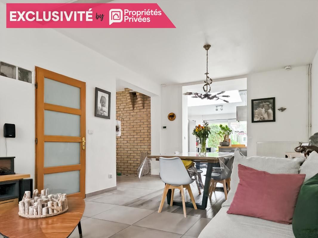 EN EXCLUSIVITÉ- Maison coup de coeur à Wattrelos, avec jardin et garage!!!