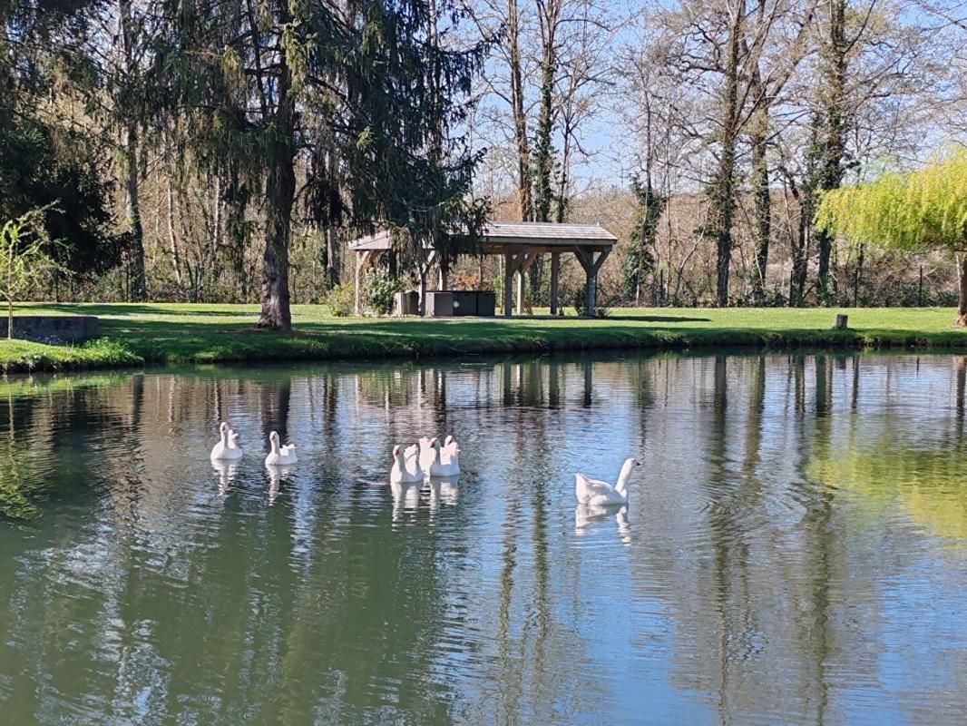 NONANCOURT NONANCOURT 27320 Maison individuelle et lodge aménagé, 4 étangs avec bras de rivière, double garage, terrain de plus de 5 Hectares - 540 000  HAI 4