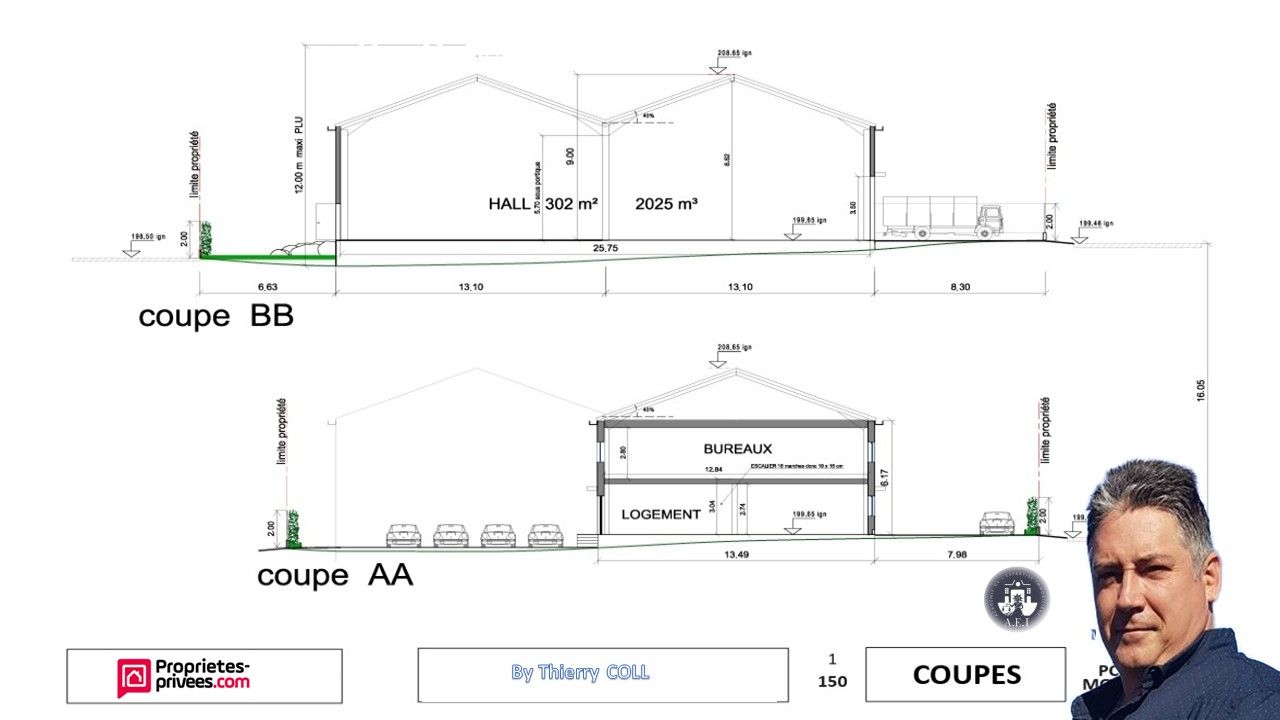 CHAVANOZ MURS COMMERCIAUX ou INDUSTRIEL ENTREPOT - CHAVANOZ - 578 m2 2