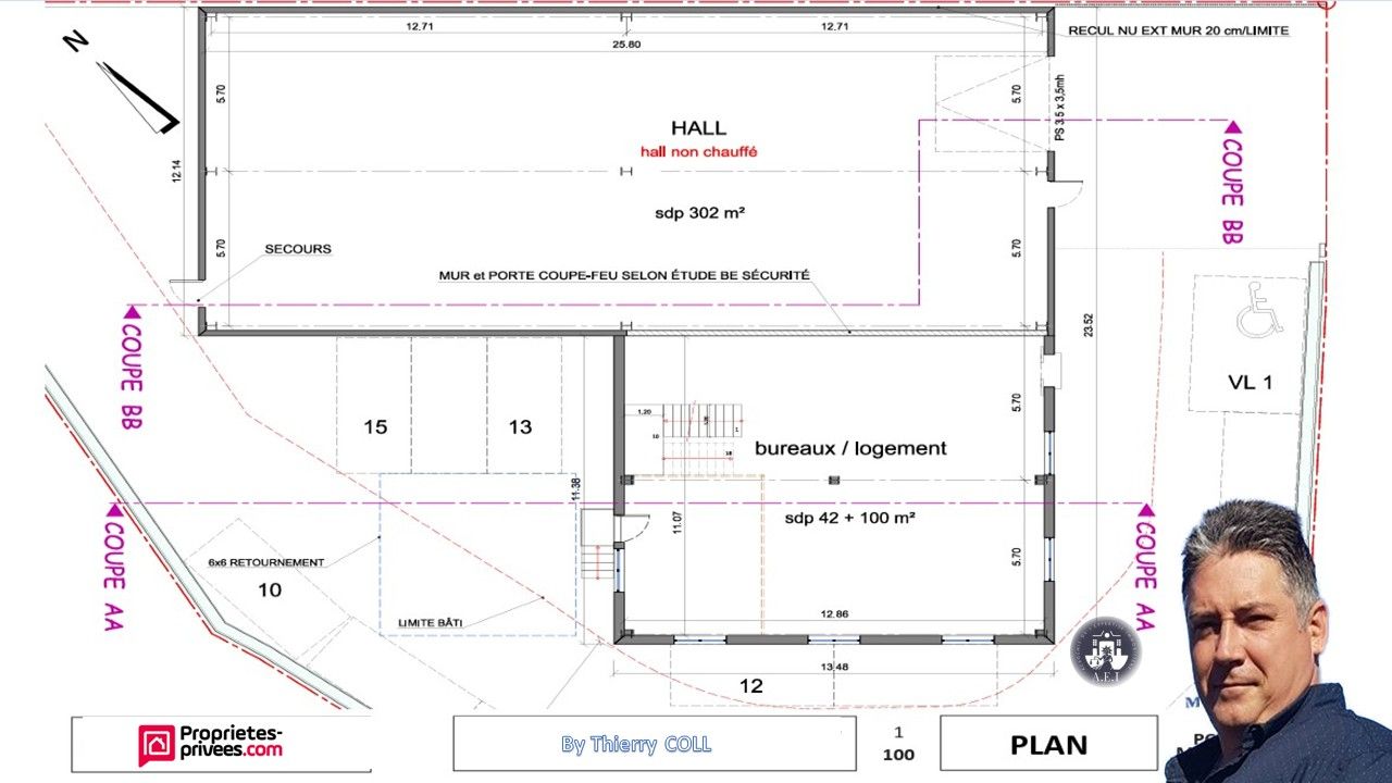 CHAVANOZ MURS COMMERCIAUX ou INDUSTRIEL ENTREPOT - CHAVANOZ - 578 m2 4