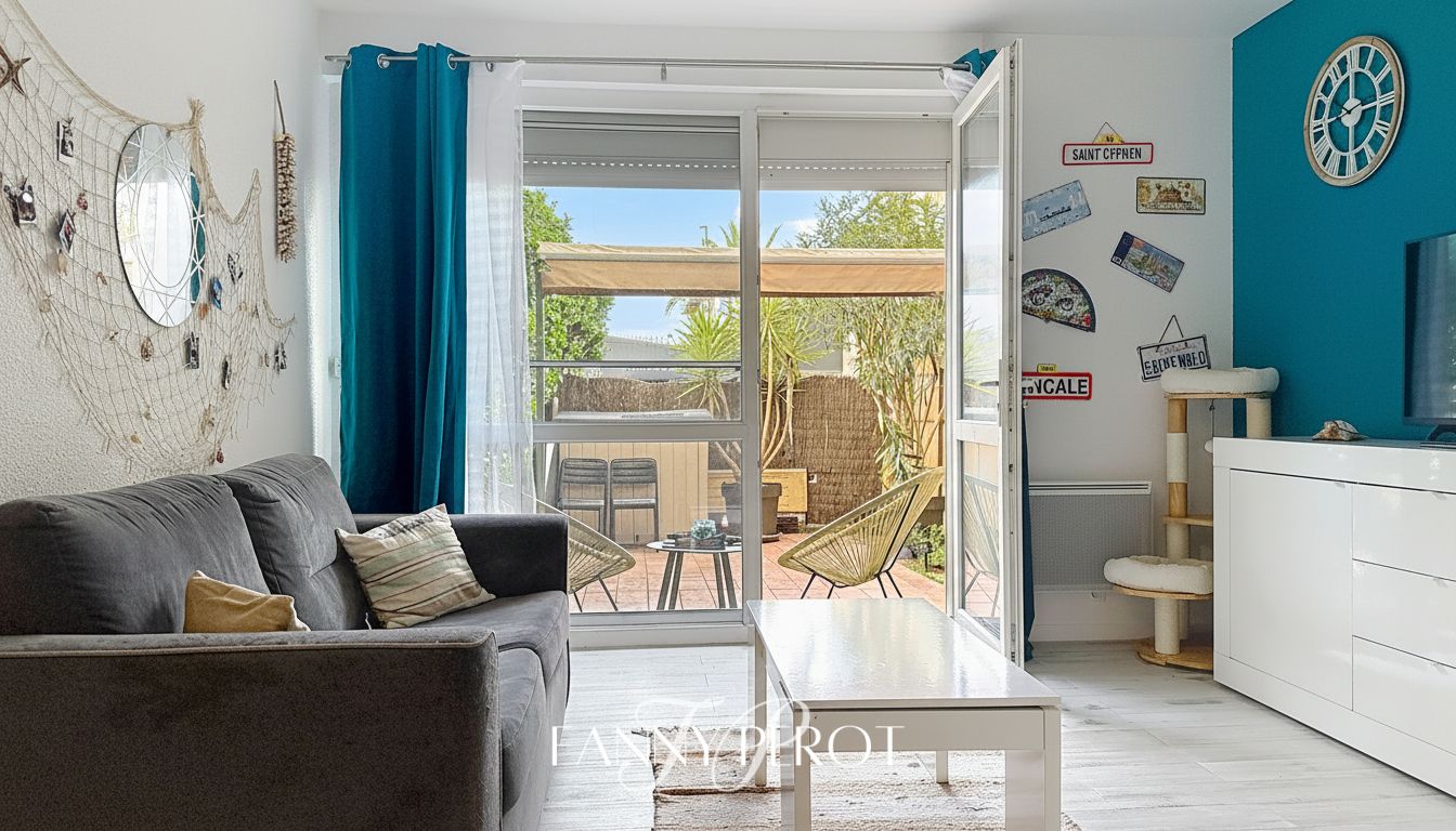 Un cocon de plain-pied avec terrasse et parking sur le port de St-Cyprien