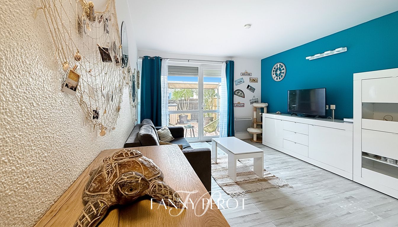 SAINT CYPRIEN PLAGE Un cocon de plain-pied avec terrasse et parking sur le port de St-Cyprien 3